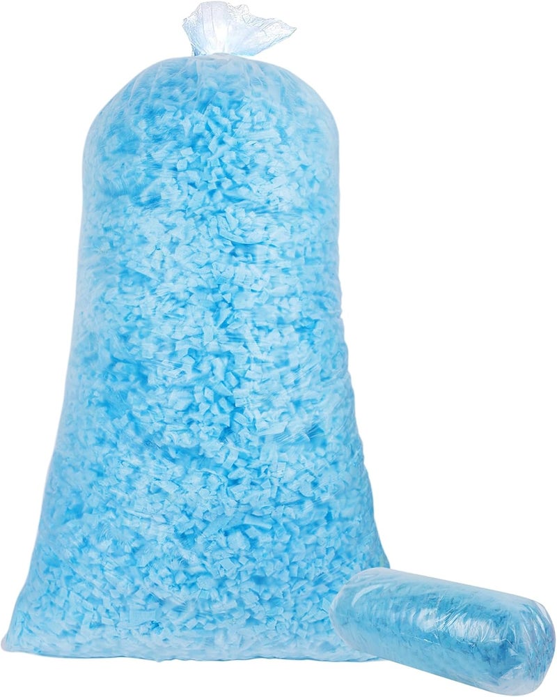 Dr.DuDu 2.5lbs Bean Bag Filler Foam, Shredded Gel Memory Foam Filling, Premium Soft and Comfortable Pillow Stuffing Foam for Couch Cushion Dog Bed Chair Arts Crafts Stuffed Animal - Image 1